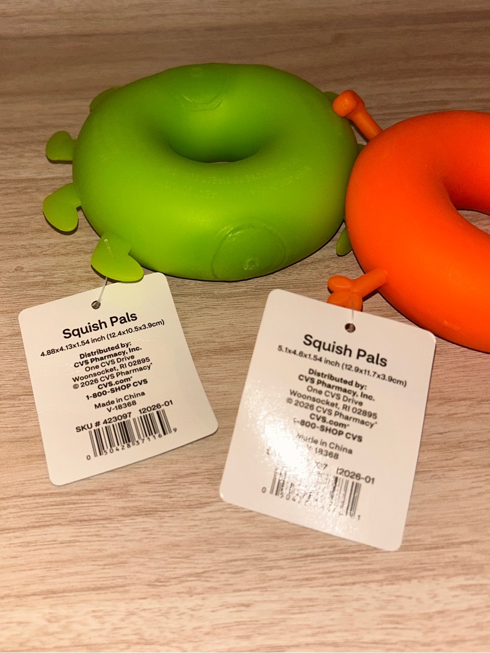 CVS Joyward Halloween Donut Squishy Pals - Halloween Spider & Pumpkin Donuts - Picture 4 of 4